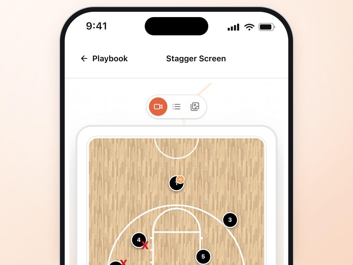 A stagger screen playing on a player's phone, five seconds into the animation